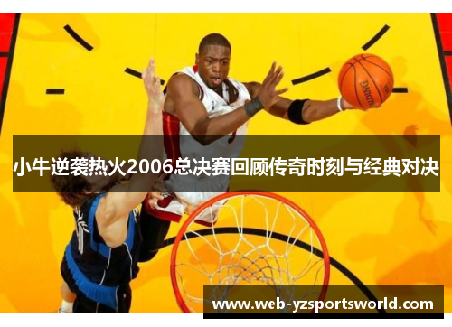 小牛逆袭热火2006总决赛回顾传奇时刻与经典对决